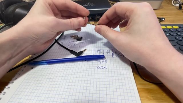 Наушники 4pin jack 3.5 в jack 6.3 моно звук или только левый канал при подключении к звуковой. смотреть онлайн