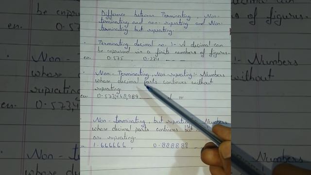 Difference Between Terminating, Non-Terminating Non-Repeating and Non-Terminating Repeating Decimal смотреть онлайн