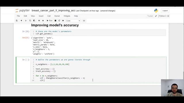 Machine Learning (KNN) to predict breast cancer: improving the model (Part II) смотреть онлайн