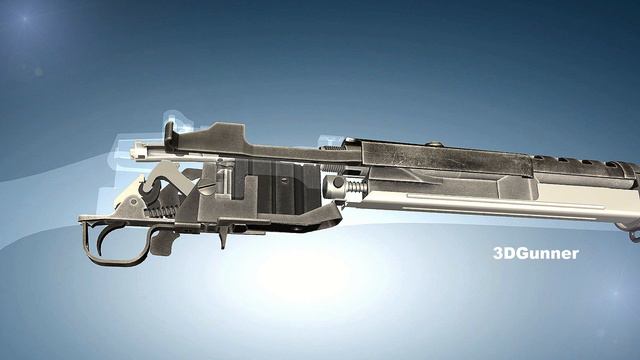 Animation: How a Ruger Mini-14 Rifle works смотреть онлайн