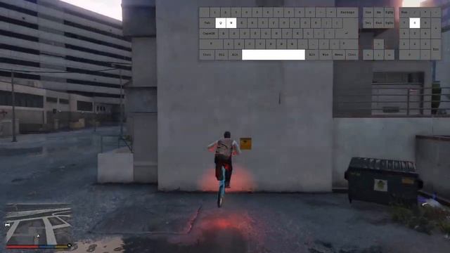 GTA V BMX WALL CLIMB PC 2021 [KEYBOARD OVERLAY] смотреть онлайн