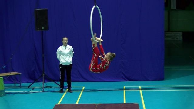 Чемпионат Европы 2018. Воздушная гимнастика, кольцо. Vardosanidze Alisa смотреть онлайн