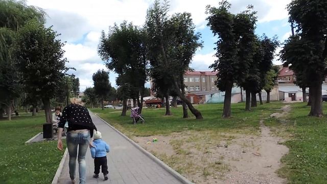 Гусев. Монетный сад и центральный сквер города. Калининградская область смотреть онлайн