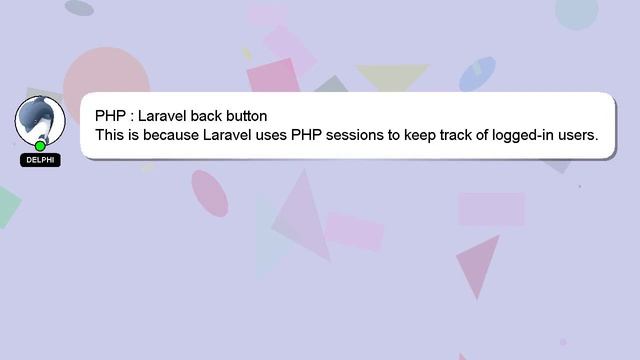 PHP : Laravel back button смотреть онлайн