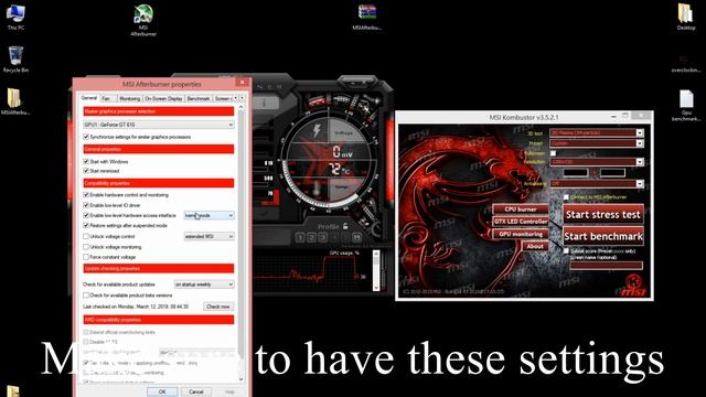 How to overclock a gpu using msi afterburner. GT 610. смотреть онлайн