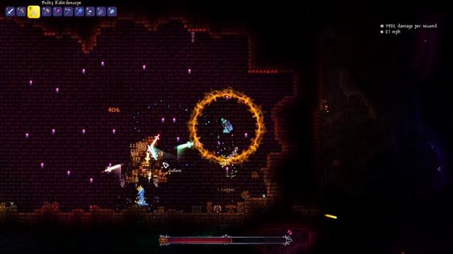 Terraria 1.4 | Голем без получения урона (1 hp) | Мастер мод смотреть онлайн