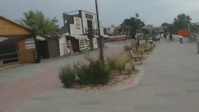 Вечерняя прогулка вдоль моря в Щёлкино 9 июня. смотреть онлайн