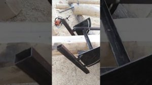 Торцовочник для бревен