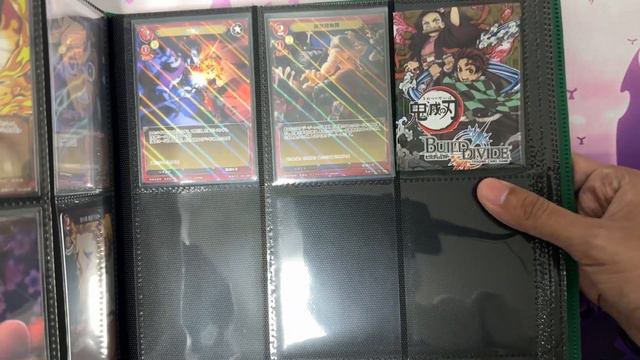 BINDER REVIEW OF MY CARD COLLECTION | DEMON SLAYER ONE PIECE AND MY HERO ACADEMIA CARDS смотреть онлайн