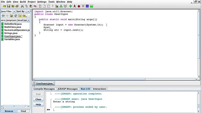 How To Get User Input In Java: Java Tutorial 6 смотреть онлайн