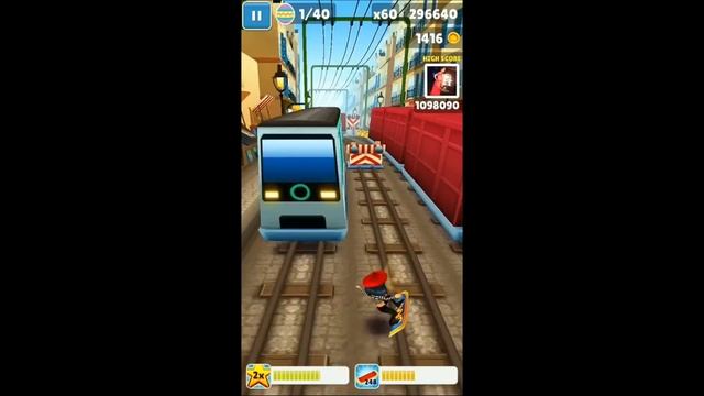 Subway Surfers: World Tour to Paris, France Game Play on IOS смотреть онлайн