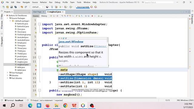 Java Swing: Message Boxes & Confirm Dialog Box & InputBox смотреть онлайн