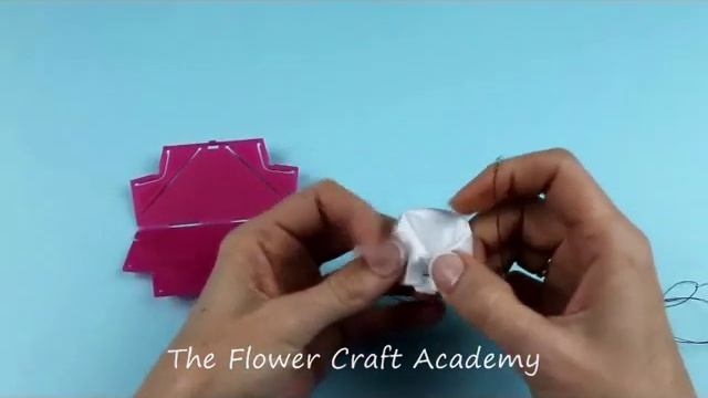 How to Make a Kanzashi Flower - Tutorial смотреть онлайн