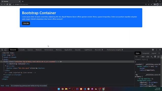 Bootstrap 5 Crash Course Lesson #7 - Containers смотреть онлайн