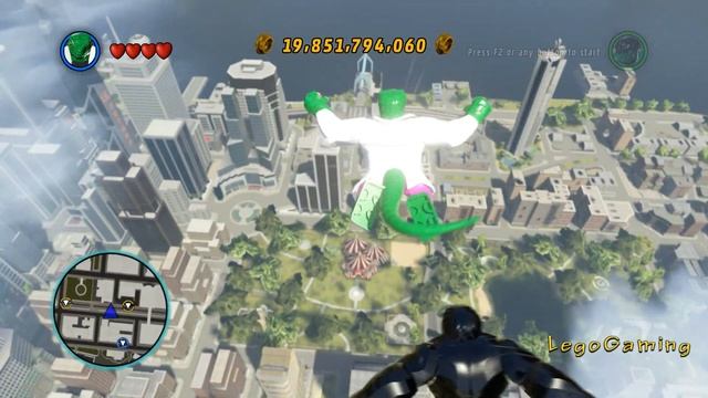 Red Hulk Transformation Lizard vs Black Hulk - LEGO Marvel Super Heroes Games смотреть онлайн
