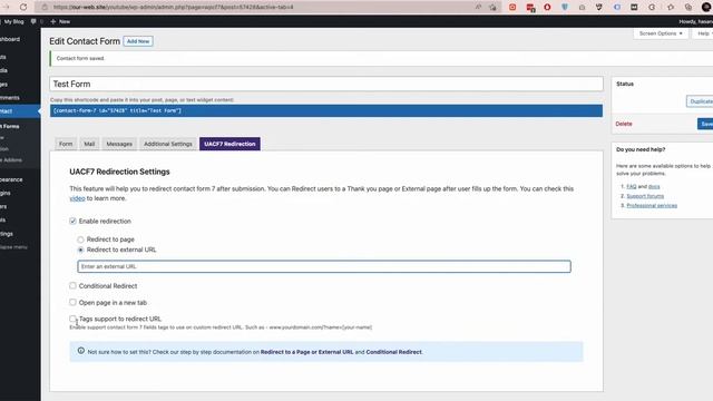 Contact Form 7 Tag Support on Redirection | Pass Data to another Website / WhatsApp after Submissio смотреть онлайн