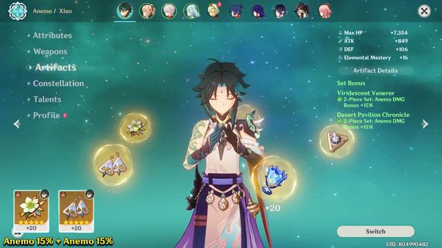 Xiao Artifact Comparison 2023! Which is Best? Xiao Rerun Build Preparation - Genshin Impact 3.3 смотреть онлайн