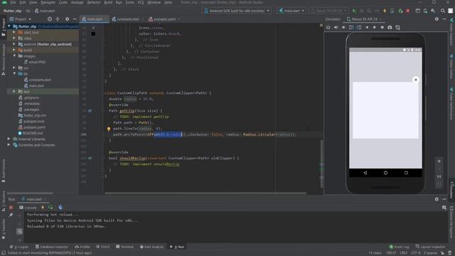 Flutter ClipPath Example Confirmation Modal UI смотреть онлайн