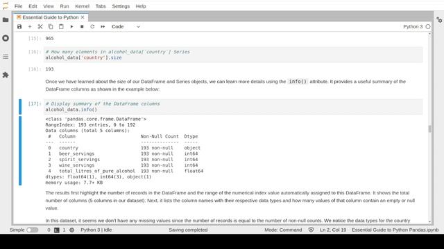 Python Pandas Library Tutorial - Explore Data in DataFrames and Series Objects смотреть онлайн