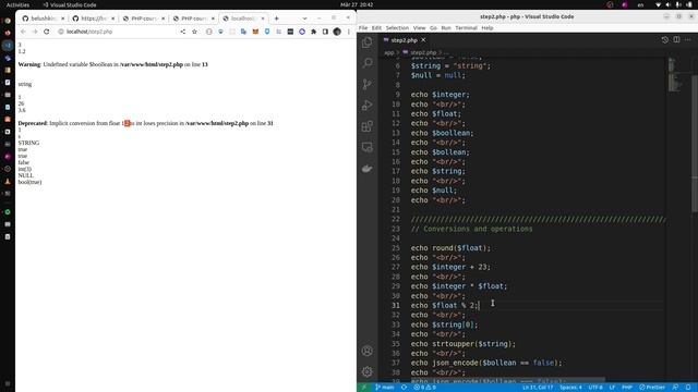 ? Повний PHP курс для початківців в 2023 році. Типи даних. Швидкий старт в фріланс смотреть онлайн