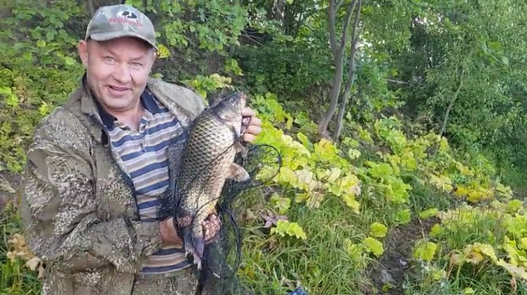 Неожиданная рыбалка на дикого карпа. смотреть онлайн