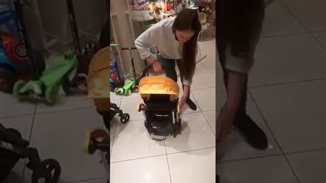 Коляска Babyhit Amber складывание смотреть онлайн