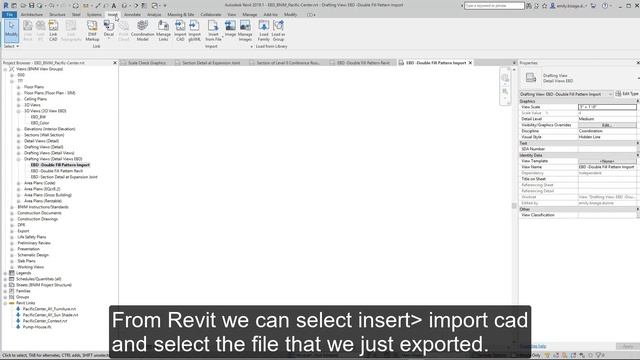 Revit 2019.1: Import Double Fill Patterns смотреть онлайн