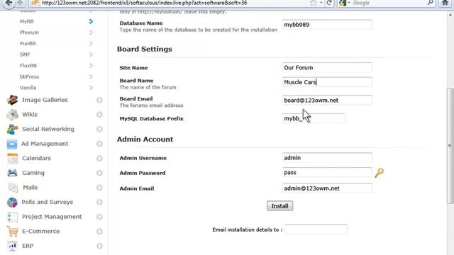 How to Install MyBB using Softaculous смотреть онлайн