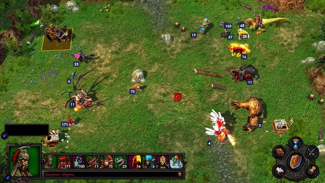 Игра по сети Heroes of Might and Magic V; Орк vs Синитар; Random wars (82) смотреть онлайн