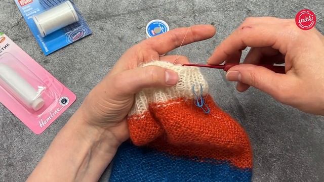 КАК УКРЕПИТЬ МАНЖЕТЫ - укрепление резинки эластичной ниткой смотреть онлайн