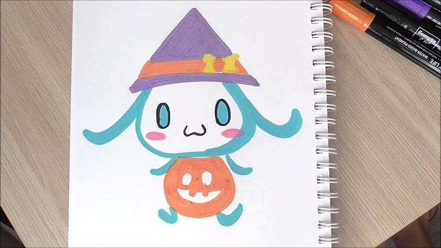 How to Draw Cinnamoroll Halloween смотреть онлайн