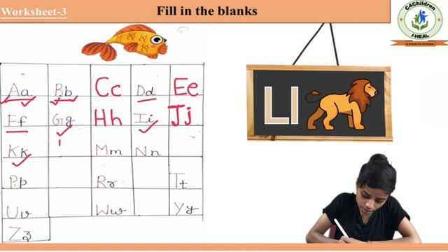 English Alphabet | Worksheet 3 | Laxmi | English Alphabet Activity | C4Children смотреть онлайн