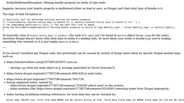 Drupal: How to debug EntityMalformedException? (3 Solutions!!) смотреть онлайн