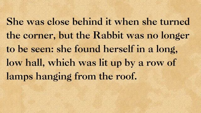 Alice's Adventures in Wonderland chapter one | Listening practice | Reading English story смотреть онлайн