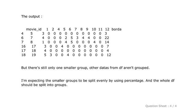 Pandas : How to randomly split a DataFrame into several smaller DataFrames? смотреть онлайн
