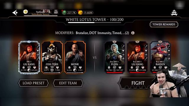 MK Mobile. MAXED MK11 Liu Kang vs. Battle 200 in White Lotus Tower. He Is a BEAST! смотреть онлайн