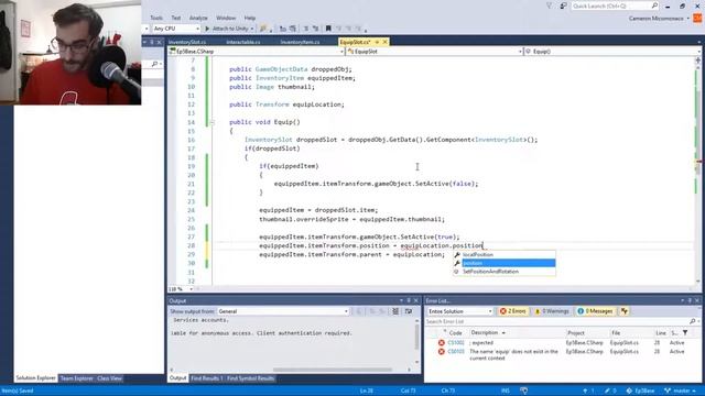 Unity Tutorial Series: Creating a Modular Inventory System: Part 5 смотреть онлайн