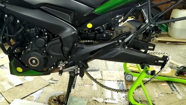 ЗАМЕНА ЗВЕЗД ЧИСТКА ЦЕПЬ BAJAJ DOMINAR ОБСЛУЖИВАНИЕ