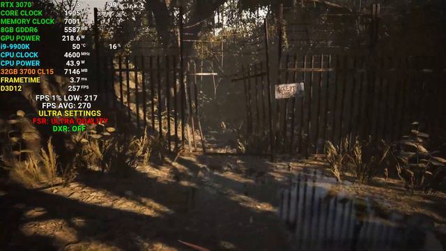 RESIDENT EVIL 7 (RAY TRACING/FSR) RTX 3070 + i9-9900K | 1440P ULTRA & LOW смотреть онлайн