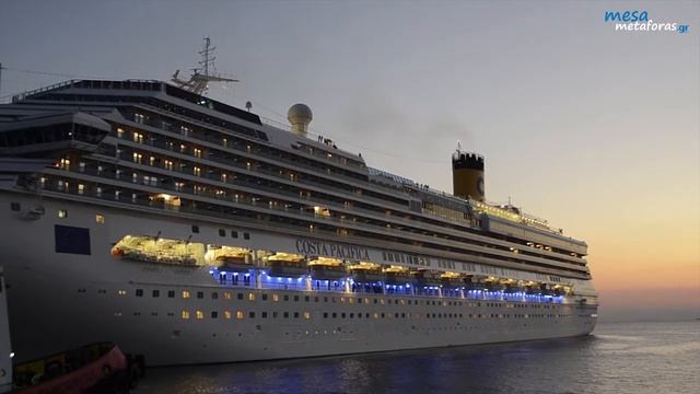 Costa Cruises - Costa Pacifica Departing from Piraeus Port смотреть онлайн