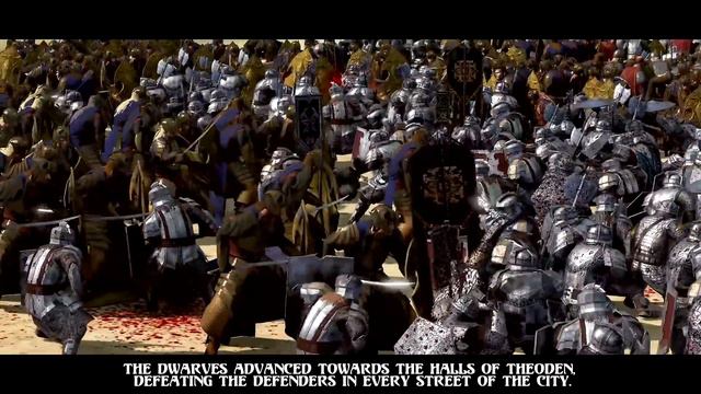 20 000 DWARVES vs 100 000 ALL RACES OF MIDDLE-EARTH | The Lord Of The Rings Cinematic Battle смотреть онлайн