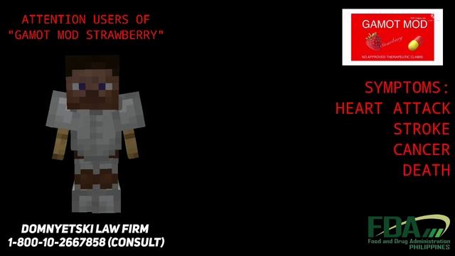 (FANMADE) Domnyetski Law Firm Advertisement on Gamot Mod Strawberry [31-MARCH 2022] смотреть онлайн