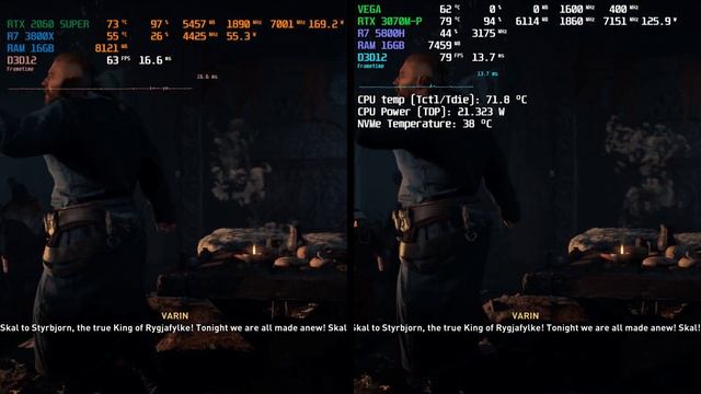 RTX 2060 SUPER VS RTX 3070 LAPTOP