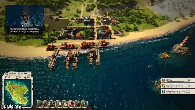 Прохождение Tropico 5 WaterBorne [Часть 1] Властелин Жемчужины смотреть онлайн