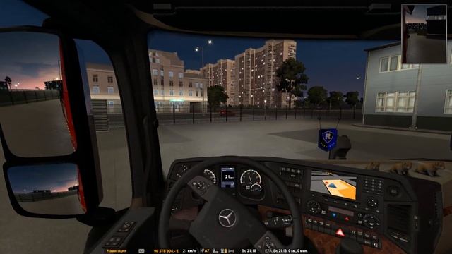 ★ETS2 (v1.34)★ На эвакуаторе Mercedes-Benz. смотреть онлайн