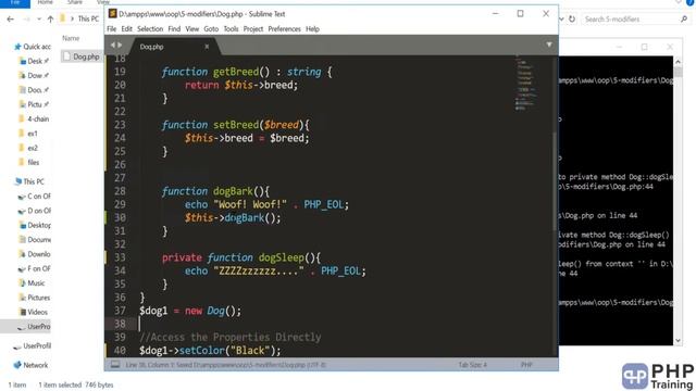Full stack web developer course | lesson - 21 | (Part-6) | Complete PHP OOP смотреть онлайн
