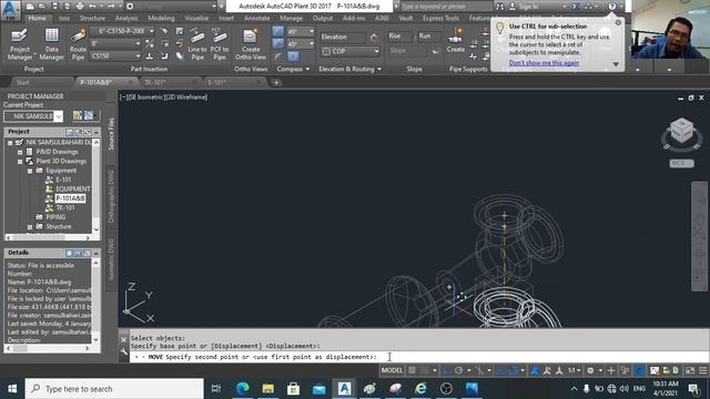 Setting Equipment Placement/Location in AutoCAD Plant 3D смотреть онлайн