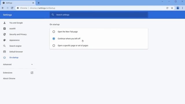 How To Save Open Tabs When You Close Chrome Browser, Continue Where You Left Off