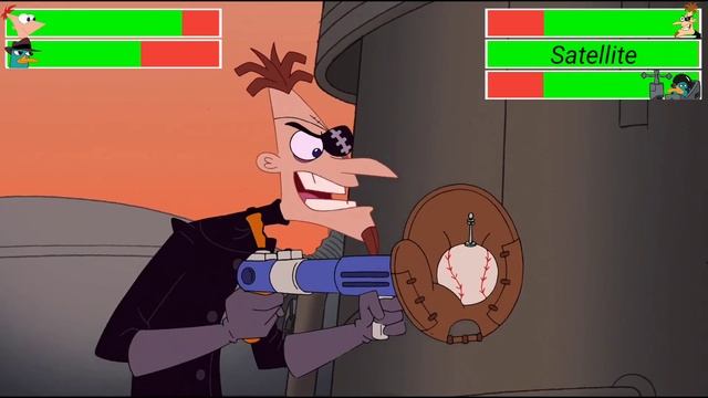 Phineas and Ferb the Movie Across the 2nd Dimension Final Battle with healthbars (10k special) смотреть онлайн