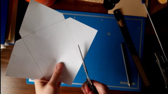 Как сделать конверт | Скрапбукинг | Делаем шаблон для конверта смотреть онлайн